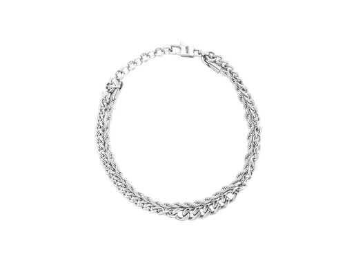 Bracciale uomo acciaio 316l - bracciale,