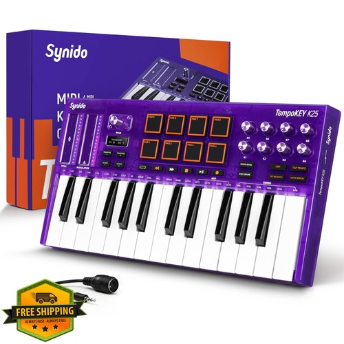 Synido k25 tasti usb - usb, midi