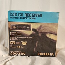 Ricevitore CD autoradio AIWA CDC-Z107 35wx4 uscita ricevitore di potenza NOS