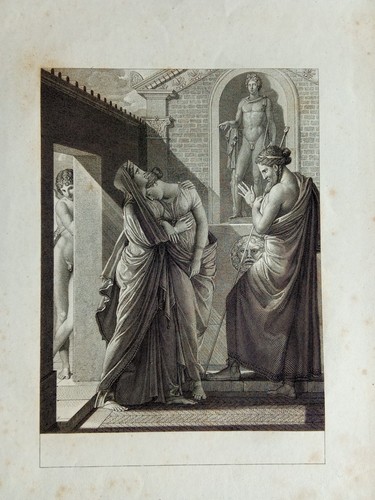 Antica incisione acciaio - antica,