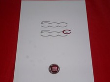FIAT 500 + 500 C depliant brochure depliant folleto del 2009