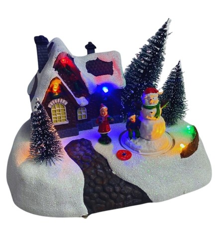 Villaggio natale scenario - villaggio,