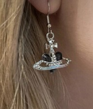 Orecchini Y2k Punk Heart Orb Nana (manga, anime) Neri