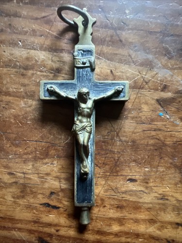 Croix reliquaire laiton - reliquaire,