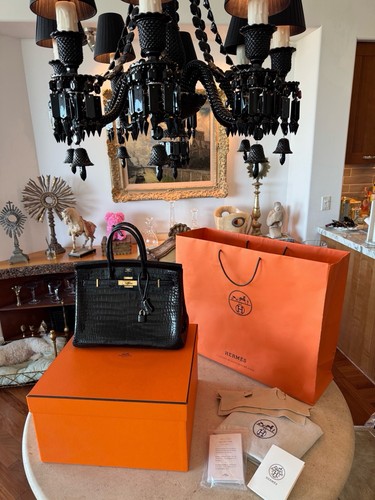 Hermès birkin black - birkin, –