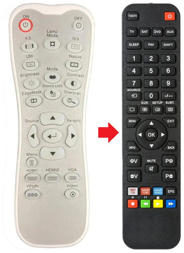 Telecomando adatto per - , optoma
