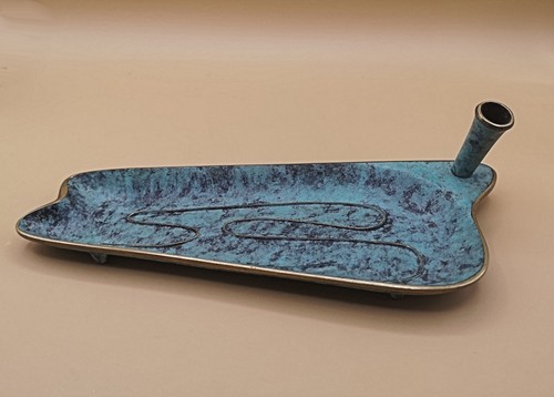 Portapenne patinato con