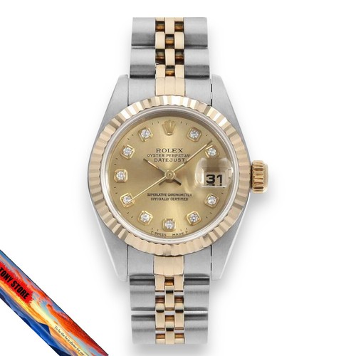 Rolex datejust 69173g 10p - rolex,