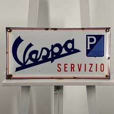 Insegna smaltata Piaggio Vespa