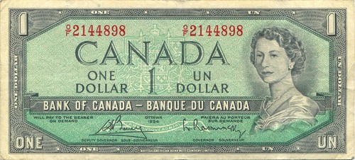 Canada banconota 1 - da,