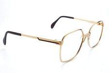 1980s vintage gold eyeglasses METZLER 7745 frame gold eyeglasses oversized