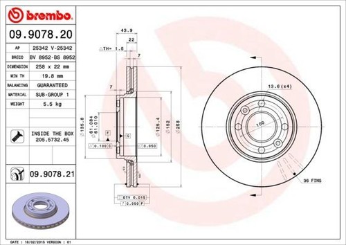 Coppia dischi freno brembo - dischi,