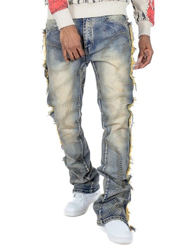 Jeans uomo pantaloni denim