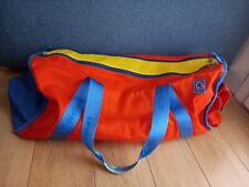 Vintage RARO borsa borsone INVICTA arancione Blu Giallo (Leggere Descrizione)