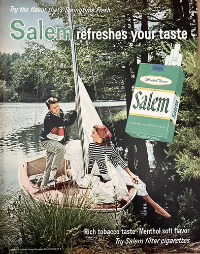 1966 salem mentolo sigarette - salem,