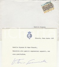 1991 Vittorio Emanuele di