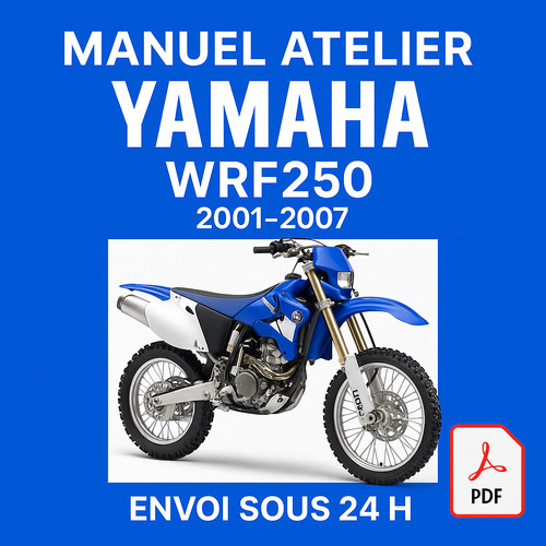 Manuel atelier yamaha wrf - manuel,