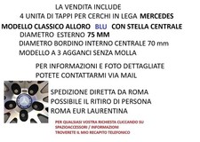 4 TAPPI COPRIMOZZO 75 MM PER