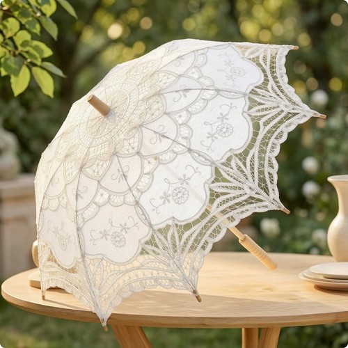 Ombrellino pizzo decorativo - pizzo,