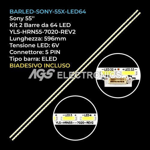 Kit barre strip - 64, tv