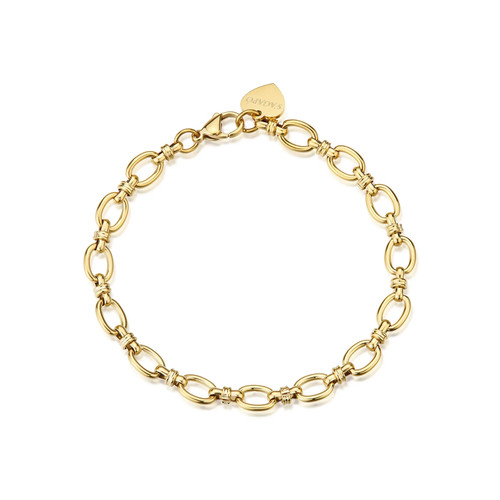 Bracciale catena donna dorato - bracciale,