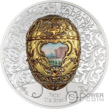 PIETRO IL GRANDE UOVO Fabergé 2 oz moneta argento 1000 Togrog Mongolia 2026