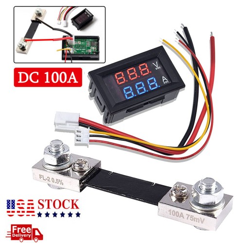 Voltmetro 100v 100a - 100v,