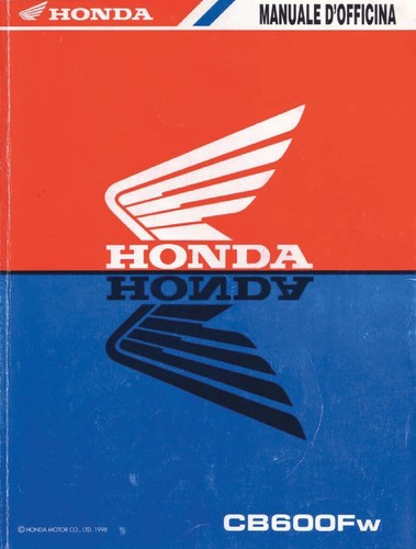 Manuale officina honda 600 - honda, cb