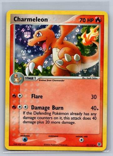 Charmeleon 112 pokemon - 31/112,