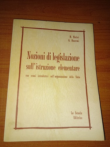 Mattei buscemi nozioni - mattei, buscemi,