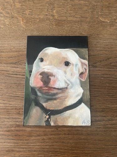 Quadro cane pittura - , acrilica