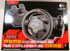 Logitech MOMO Racing E-UH9 Force Feedback simulatore volante e pedali - Nuovo con scatola