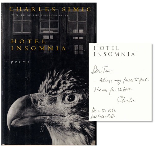 Charles simic hotel insomnia - charles,