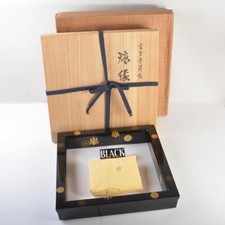 Hearth Edge Murata Sokaku Kodaiji Makie con scatola e panno utensili da cerim...