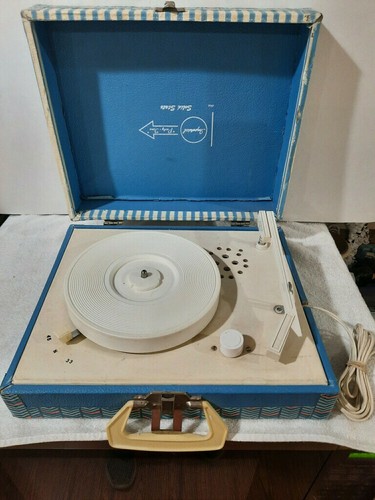 Giradischi vintage blu - giradischi,