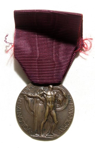 Ww2 medaglia volontario - medaglia,