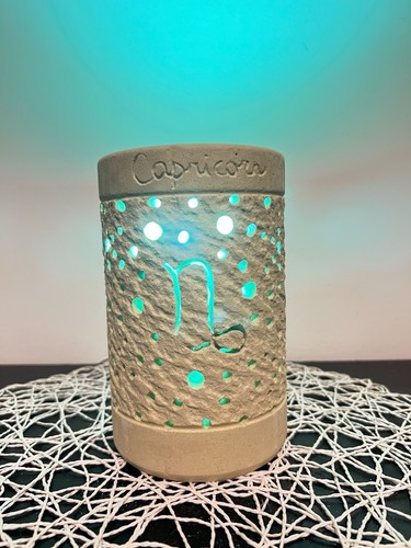 Lampada artigianale pietra