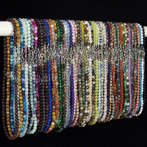 Collana perle tonde - , giada