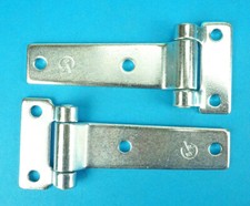 2 x Zinc Plated Steel Door