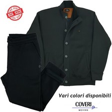 Tuta uomo completa felpata - da,