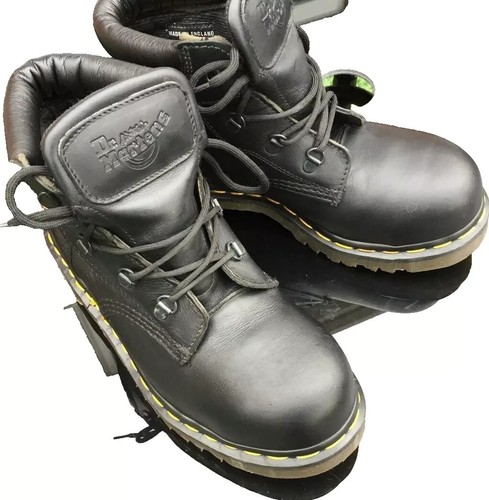 Stivali martens pelle nera - dr,