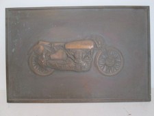 BENELLI MOTO PESARO LASTRA RAME STUDIO CELLINI MOTOCICLISMO AD PERSONAM SC122