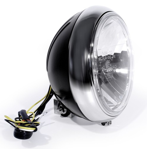 Faro proiettore nero chiaro - proiettore, 7"