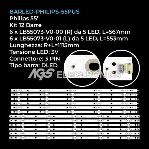 Kit barre strip led - barre,