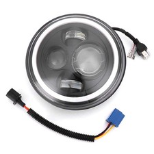 Faro Moto Led - Faro A Led Da 7 Pollici, Lampadine Per Fari A Led Rotonde (v7p)