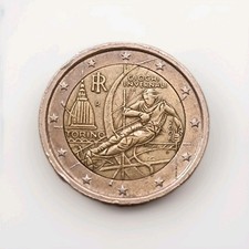 Moneta 2 euro giochi invernali Torino 2006