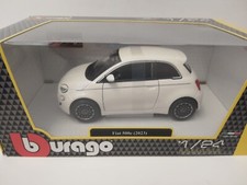 Burago BBurago Fiat 500e white