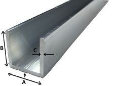 Profilo a U in alluminio lunghezza: 0,5- 2 m profilo in alluminio profilo a U per truciolare