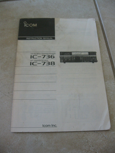 Icom originale 736 - originale, ic-738