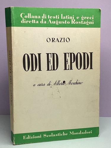 Orazio odi epodi collana - odi, ed
